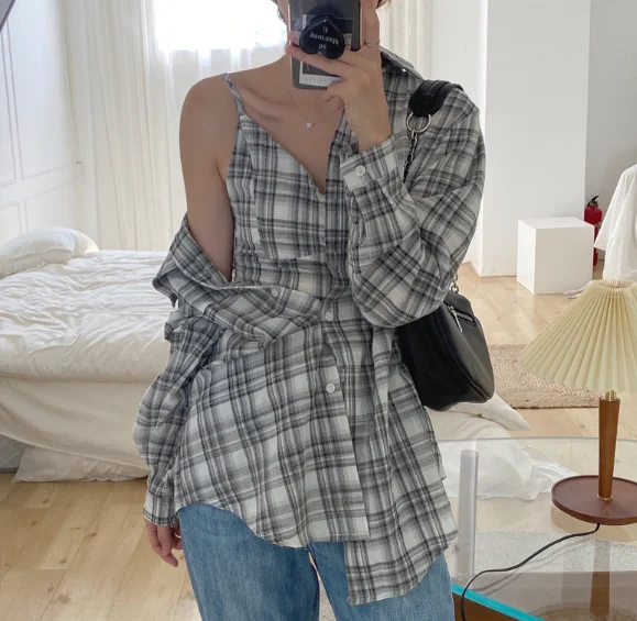 

S-XL New oversize Women Blouses spring Tops femme Casual Women shirt long sleeve Cotton Girls Blouse Plus Size Blusas autumn