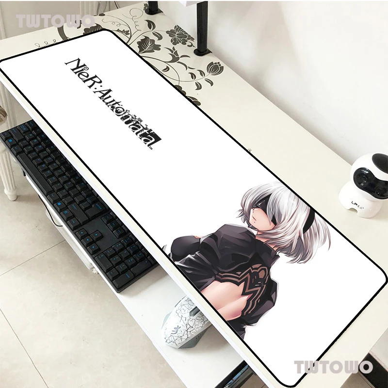 

NieR Automata mouse pads 900x400x2mm pad to mouse cheapest notbook computer mousepad gaming padmouse gamer keyboard mouse mats