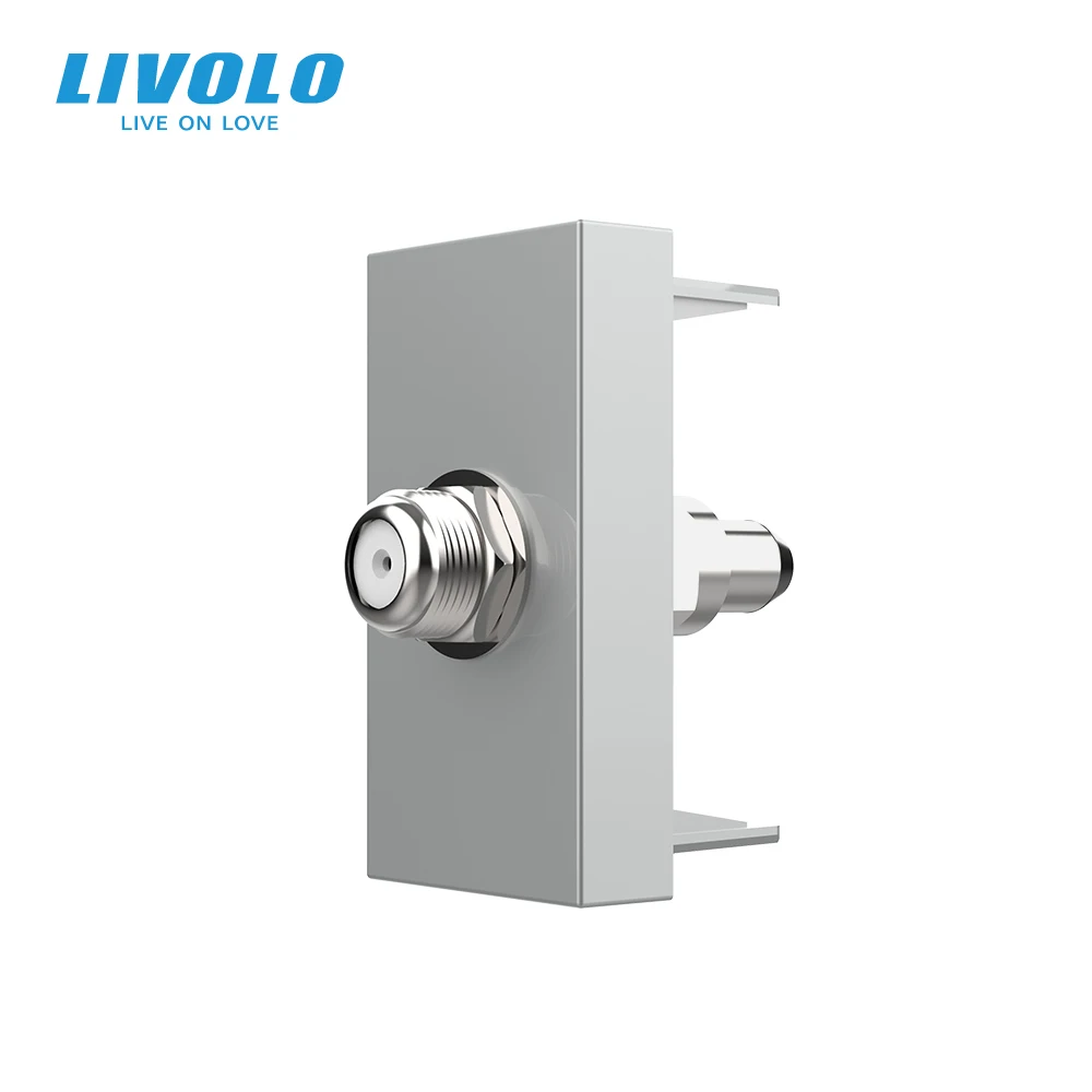 Аксессуары для гнезда LIVOLO с слабым током серый модуль 22 5 мм компьютерного ТВ