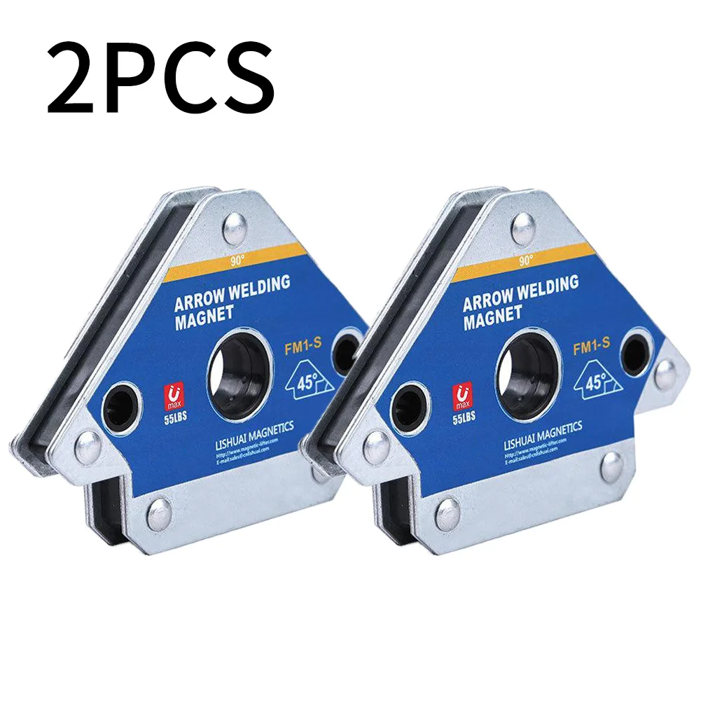 

2PCS Magnetic Welding Holder FM1-S Soldering Locator Corner Welding Clamp Support 45 90 Angles Auxiliary Weld Tools Holding
