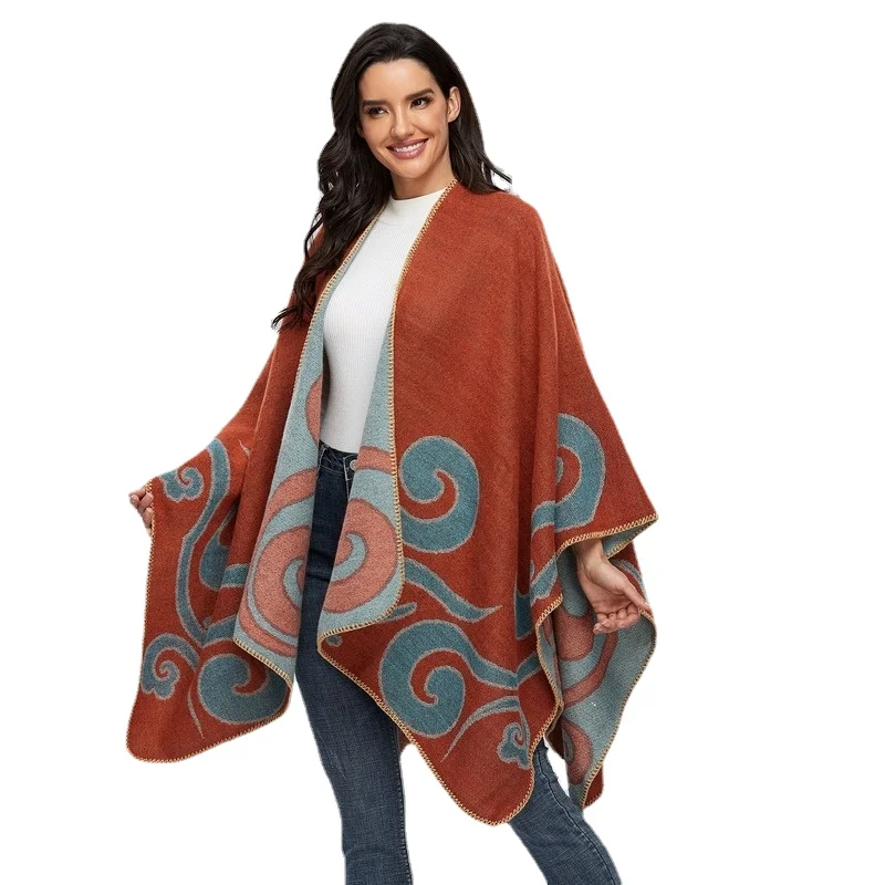 

luxury cloak Scarf Cashmere knitted Tassels autumn winter Pashmina Scarves Shawls Wraps Bufanda invierno chalechal xarope capa