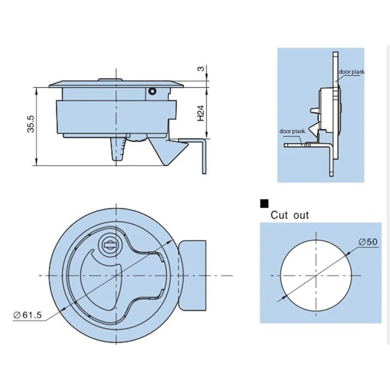 2 шт. морские защелки для лодки яхты | Автомобили и мотоциклы