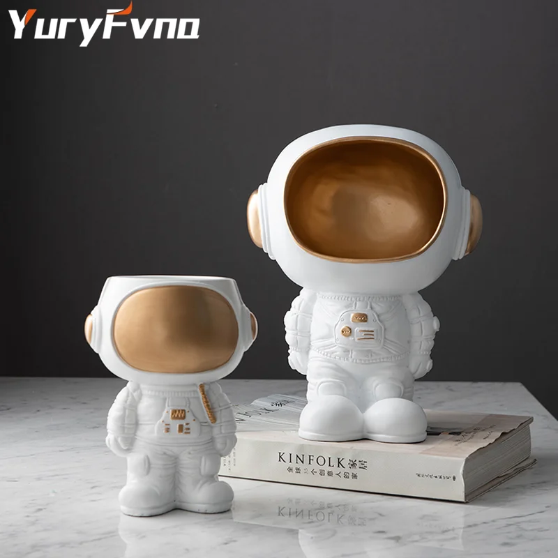 YuryFvna Творческий астронавт фигурка украшение статуи хранения современный