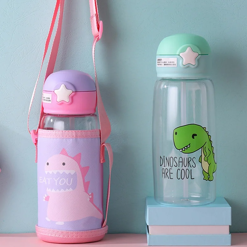

700ML Portable Baby Travel Drinking Cups With Cover Straw Drink Water Bottle Sippy Cups For Kids