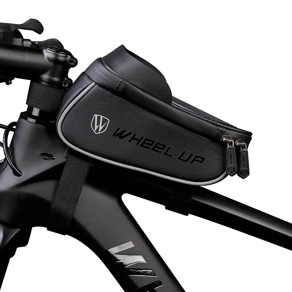 

Rainproof Touch Screen Bicycle Bags Nylon MTB Bike Top Tube Pouch MTB Mountain Bike Front Top Tube Handlebar Pouch