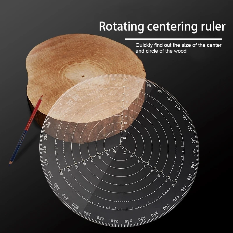 

Round Center Finder Centering Tool Circle Gauge Measure Alignment Tool For Wood Turners Drawing Herramientas Carpintería