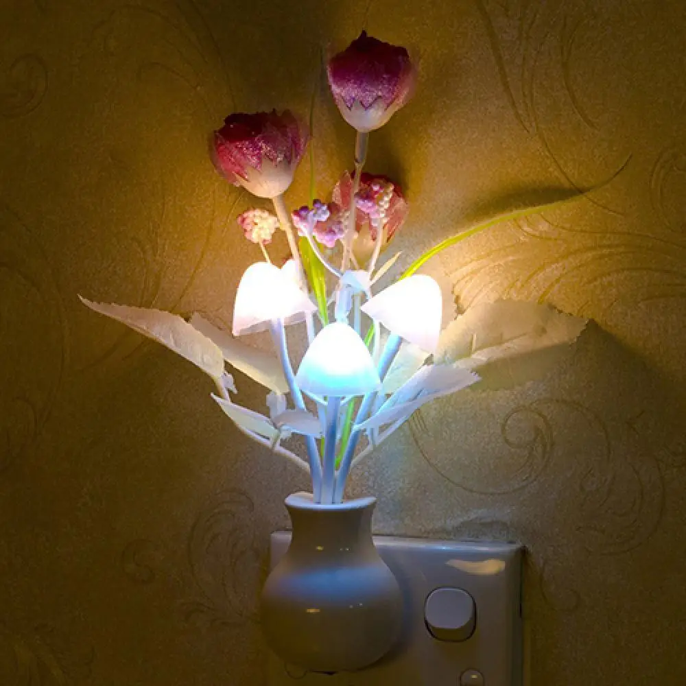 

Tulip Flower LED Night Light Soft Romantic Sensor Baby Bed Room Lamp Home Decor