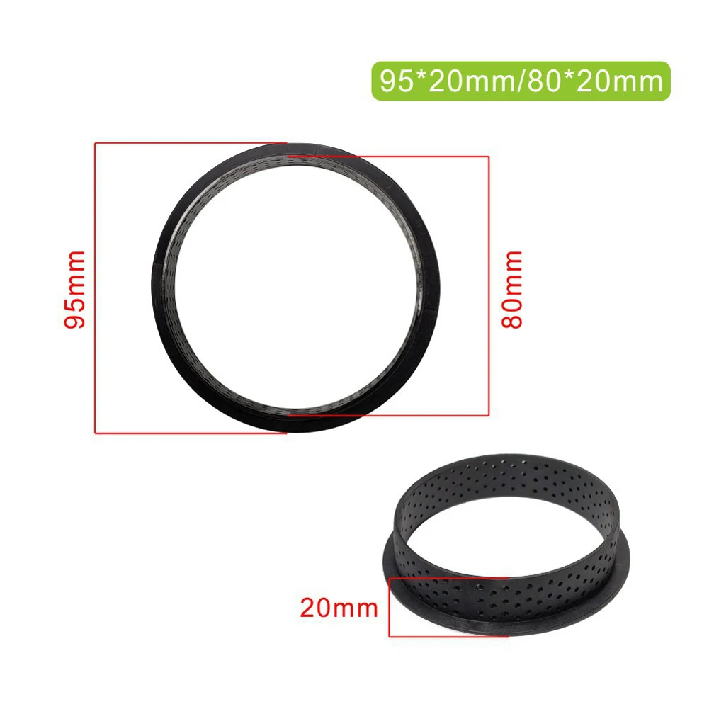 

8pcs Cake Molds Diy French Dessert Perforated Ring Non-Stick Baking Round Shape Cake Molds Mousse Circle Cutter Accessories