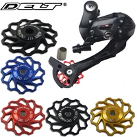 78910 speed bicycle bike rear derailleur 11t alloy bearing rolling wheels downhill mtb road cycling accessories
