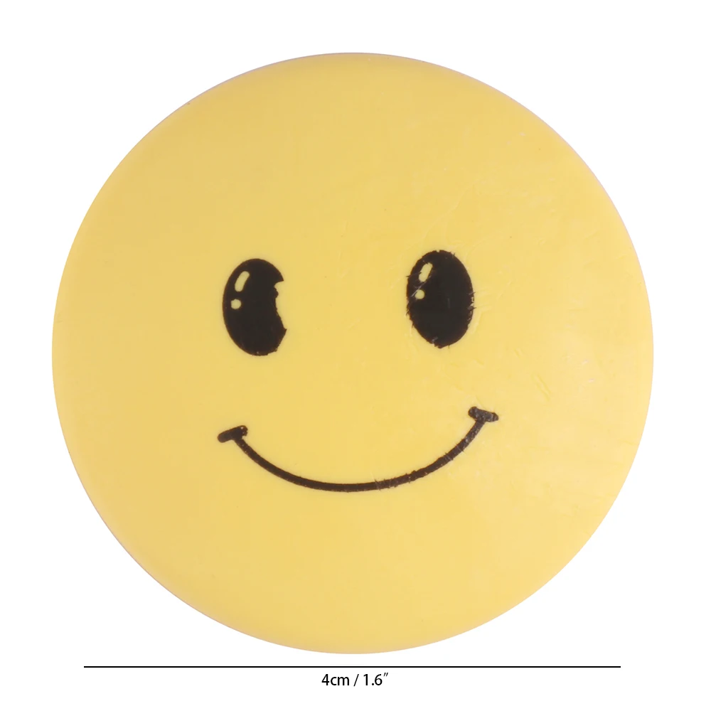 Настенные утолщенные бесшумные наклейки на дверь с улыбающимся лицом резиновая