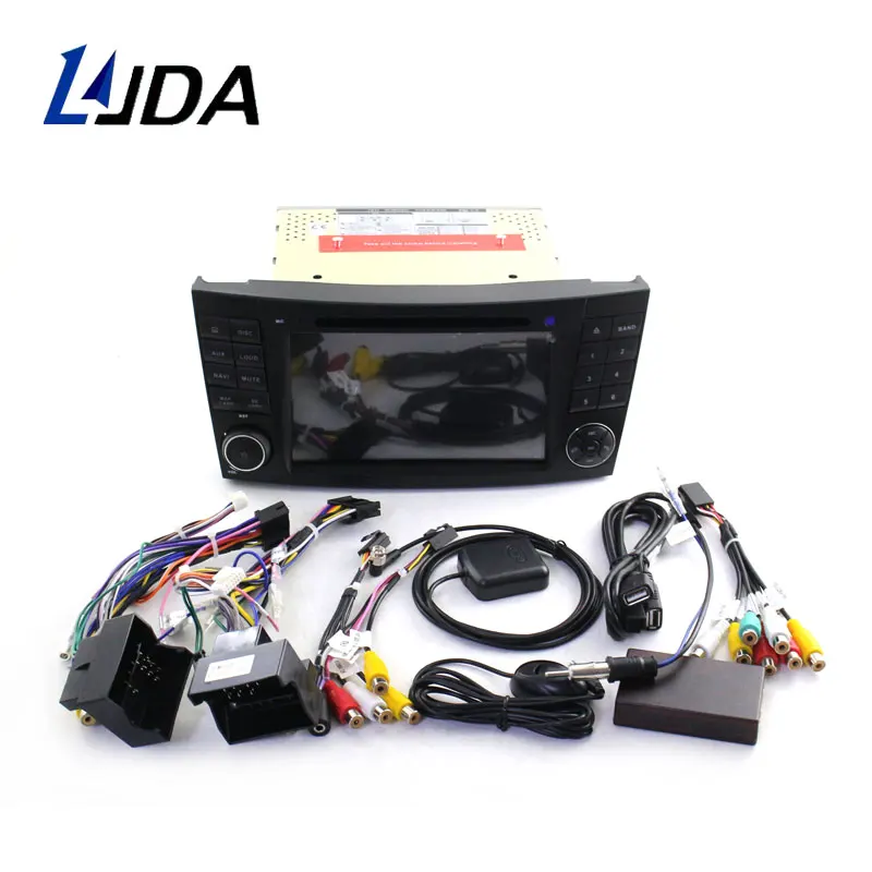 Автомобильный DVD-плеер LJDA Android 10 для Mercedes Benz E-Class W211 E200 E220 E300 E350 Wifi GPS стерео 2 Din