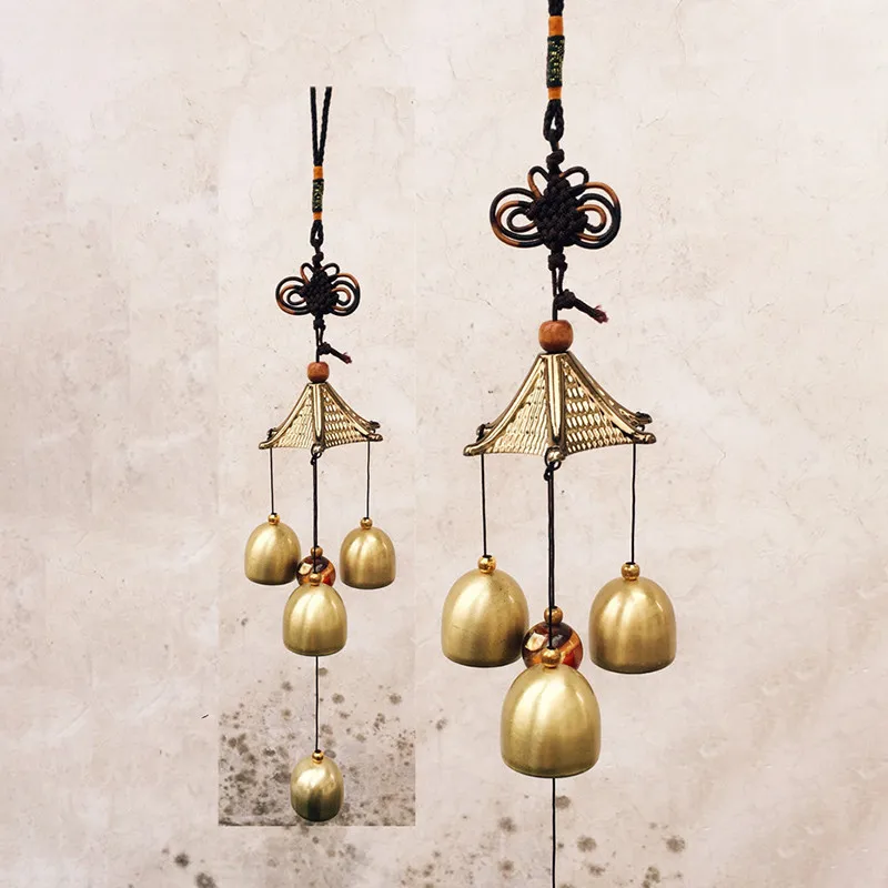 1 шт. античный ветряной колокольчик медный Двор садовый уличный Декор для
