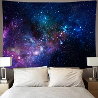space galaxy wall cloth large art tapestry psychedelic wall hanging beach towel polyester thin blanket yoga mat ceiling decor