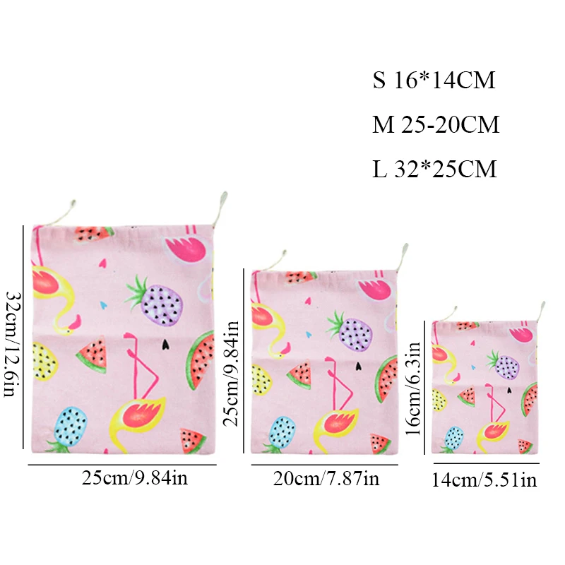 Популярная женская Хлопковая сумка для покупок на шнурке экологически чистый