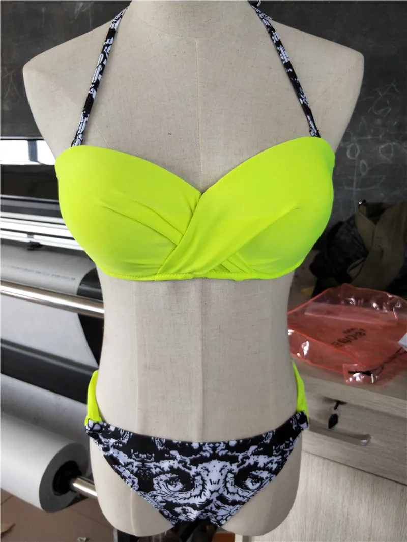 Летний комплект бикини с низкой талией для женщин 2020 сексуальный купальный