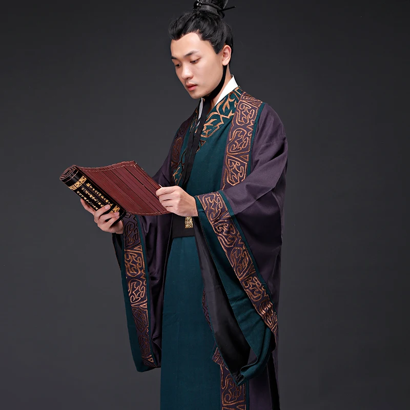 Hanfu/маскарадный костюм для мужчин Китайское платье династии трех царств Sima Yi