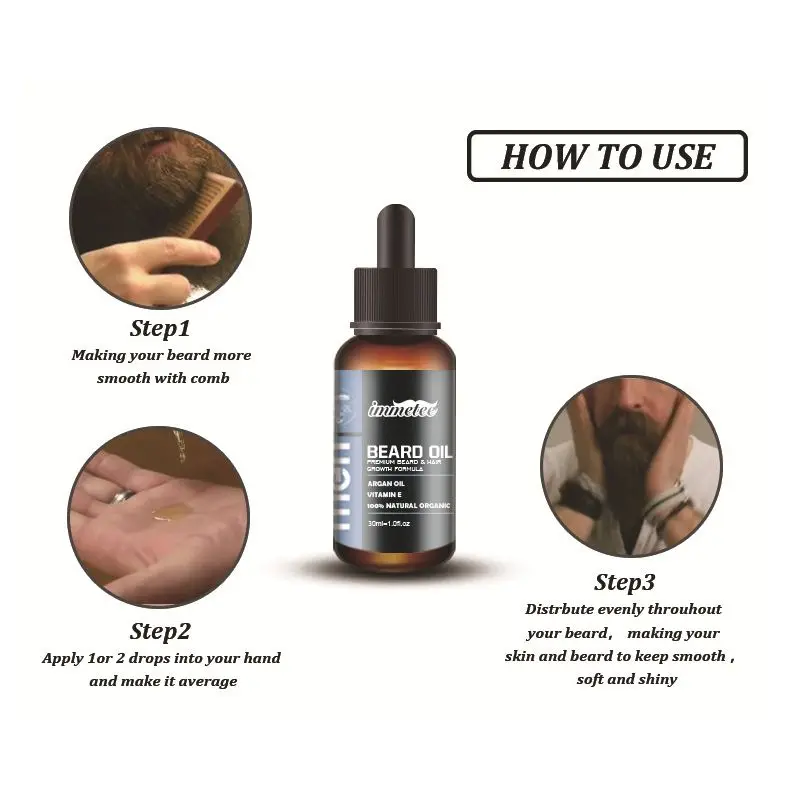 30 мл для мужчин специальное решение бороды уход за волосами увлажнение чистая