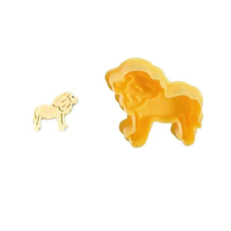 4 шт./компл. льва жирафа зебры Слона Животных помадной формы торта печенья