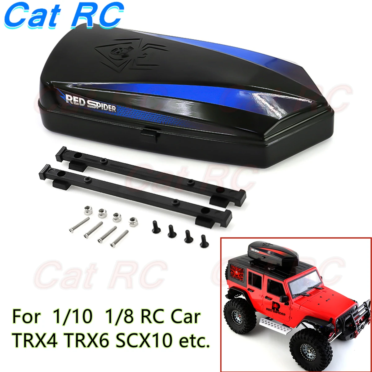 1 комплект чемоданов на крышу для 1/10 TRAXXAS TRX-4 G500 TRX4 TRX-6 G63 Defender Bronco scx10 II 90046 90047 AXIAL yokomo