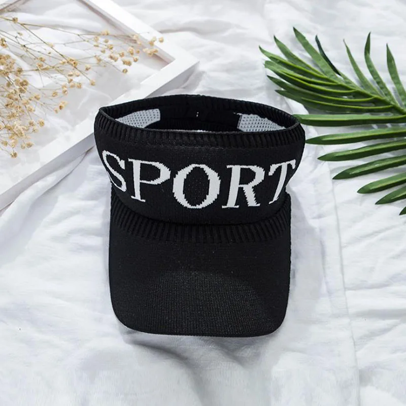 Outdoor Soft Brim Sun Visor Running Cap Summer Anti UV Sport Hiking Tennis Beach Empty Top Hat Headscarf Headband Women Men | Аксессуары