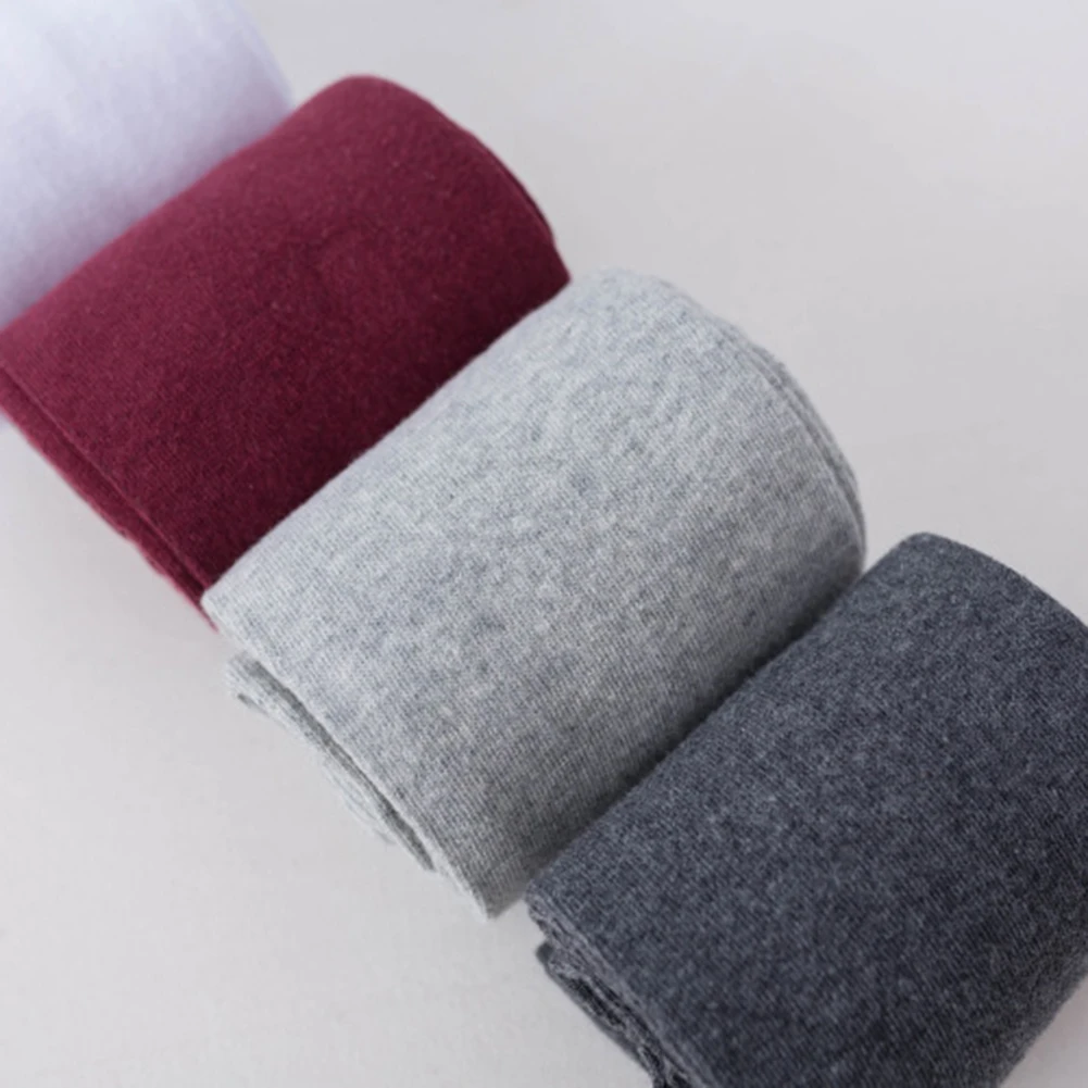 1 пара весенне осенние женские длинные гольфы теплые вязаные тонкие носки