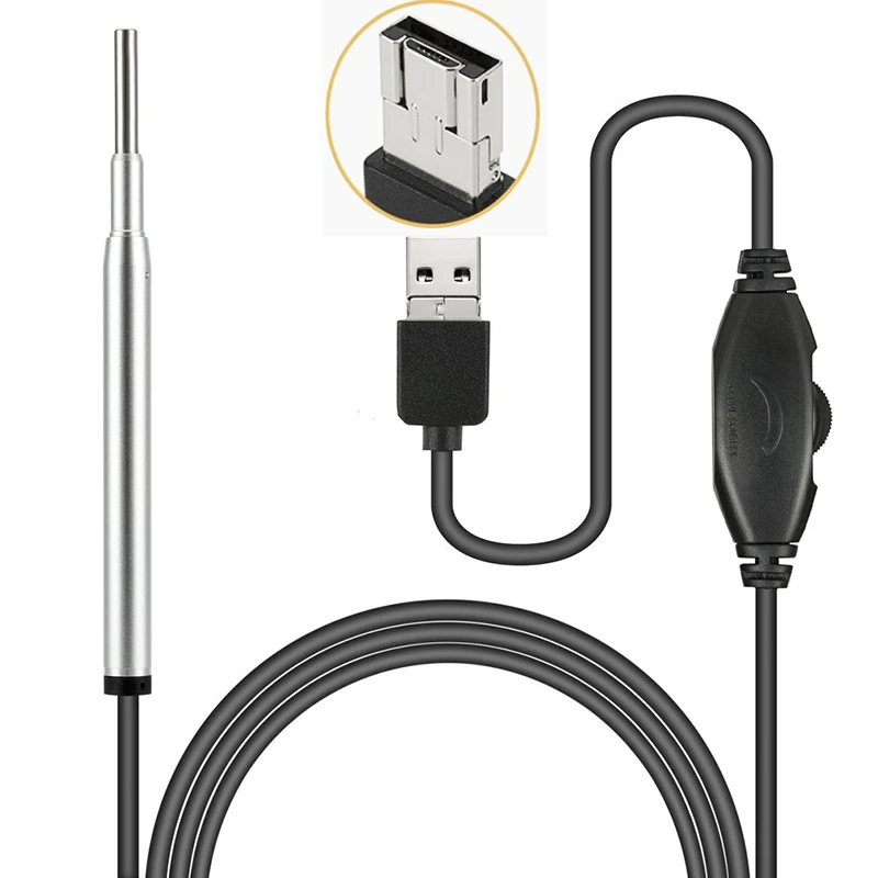 Медицинская эндоскопическая камера 3 9 мм Мини водонепроницаемый USB эндоскоп