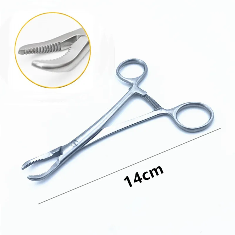 

1pcs Phalanges Toothed Reduction Forceps Veterinary orthopedics Instruments