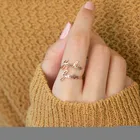 Регулируемое кольцо с двумя именами на заказ кольца с двумя именами пары на кольце новинка ювелирные изделия для женщин и мужчин индивидуальный подарок для матери