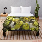 Шрек коллаж одеяло теплый уютный письмо плед одеяло печать по запросу шерпа одеяло для дивана тонкое одеяло