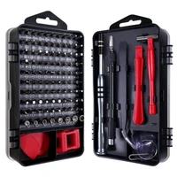112 in 1 presicion screwdriver bits set with iphone repair toolkit for repairing cell phone eye glasses laptop game machine