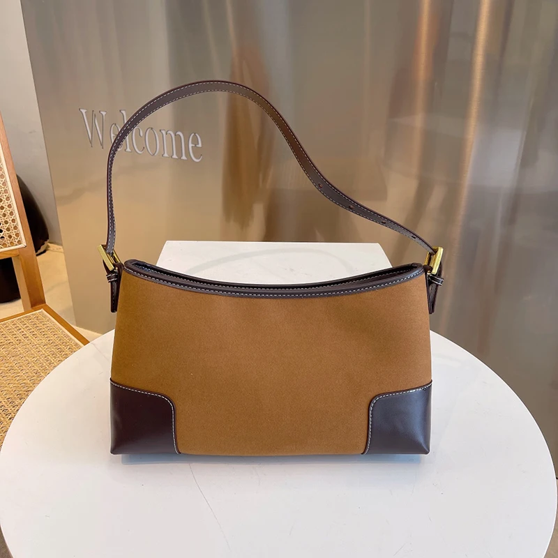 

Women's bags 2021 new frosted armpit all-match color single shoulder handbag