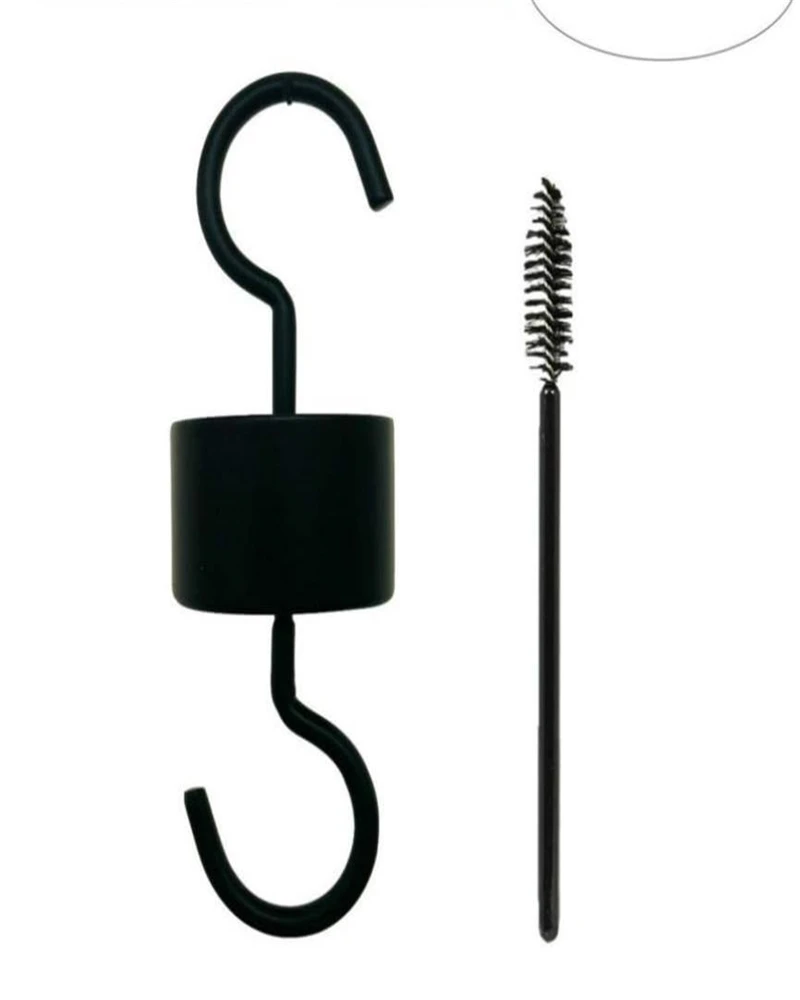 Черный металлический анти муравьиный крючок двойные крючки Кормушка Для Колибри