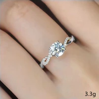 milangirl classic thin string twist ring wedding finger ring micro round crystal pave setting women engagement jewelry