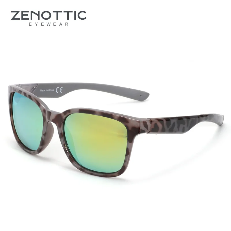 ZENOTTIC, классические, поляризационные солнцезащитные очки, мужские, Полароид, ультралегкие, для вождения, квадратная оправа, солнцезащитные очки, мужские, очки, UV400, Gafas De Sol