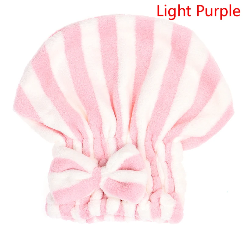 

Полотенце для сушки волос с бантом, быстросохнущая шапочка для волос, шапочка для душа, супервпитывающая шапочка для беременных, размер око...