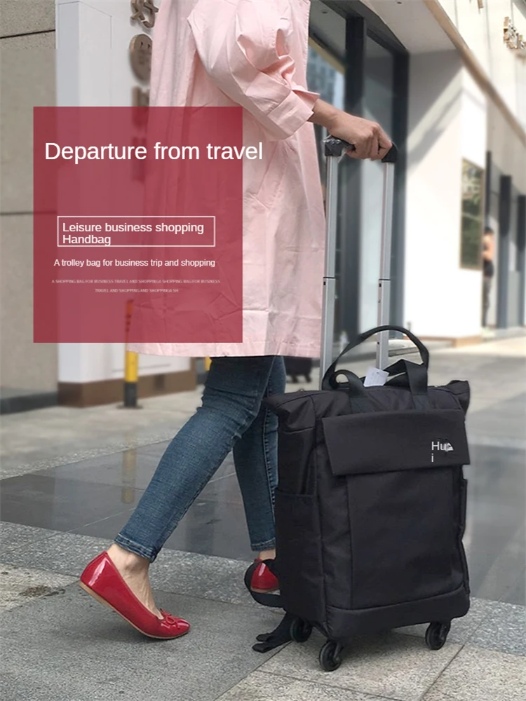 

Trolley Dolly Shopping Grocery Foldable Cart Portable Rolling Crate Handcart Waterproof Backpack Travel Luggage Hand Truck