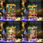 5D алмазная живопись, светодиодная подвесная елка, подвесной светильник, украшения для дома, рождественский подарок, поделки сделай сам без батареи