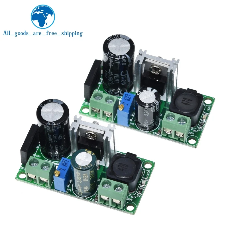 Завеса LM2596T LM2596HV DC-DC Регулируемый понижающий 3A модуль источника питания с DC 5V-с