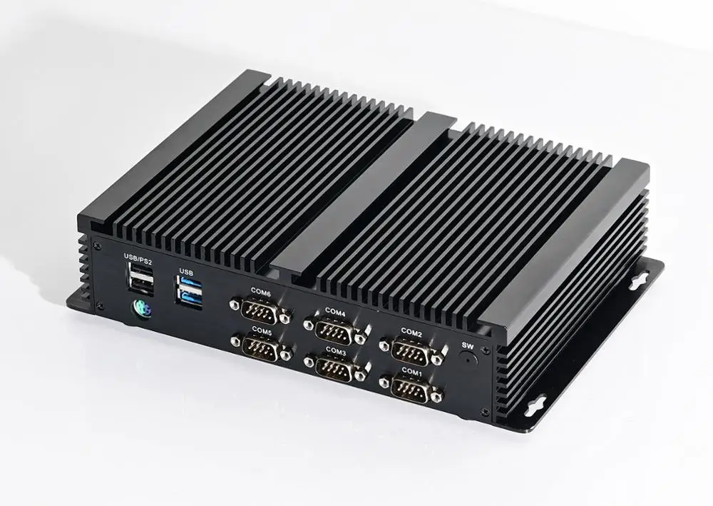 Промышленный мини ПК i7 8550U 6500U i5 8250U 7267U i3 6157U сетевой экран устройство для pfSense 6 COM