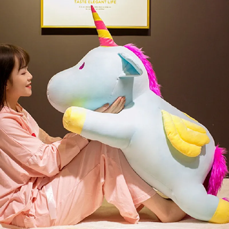 

Unicorn Unicorn Animal Stuffed Unicornio Pillow Baby Kids for Girl Birthday Christmas Doll Toy Kids Gift