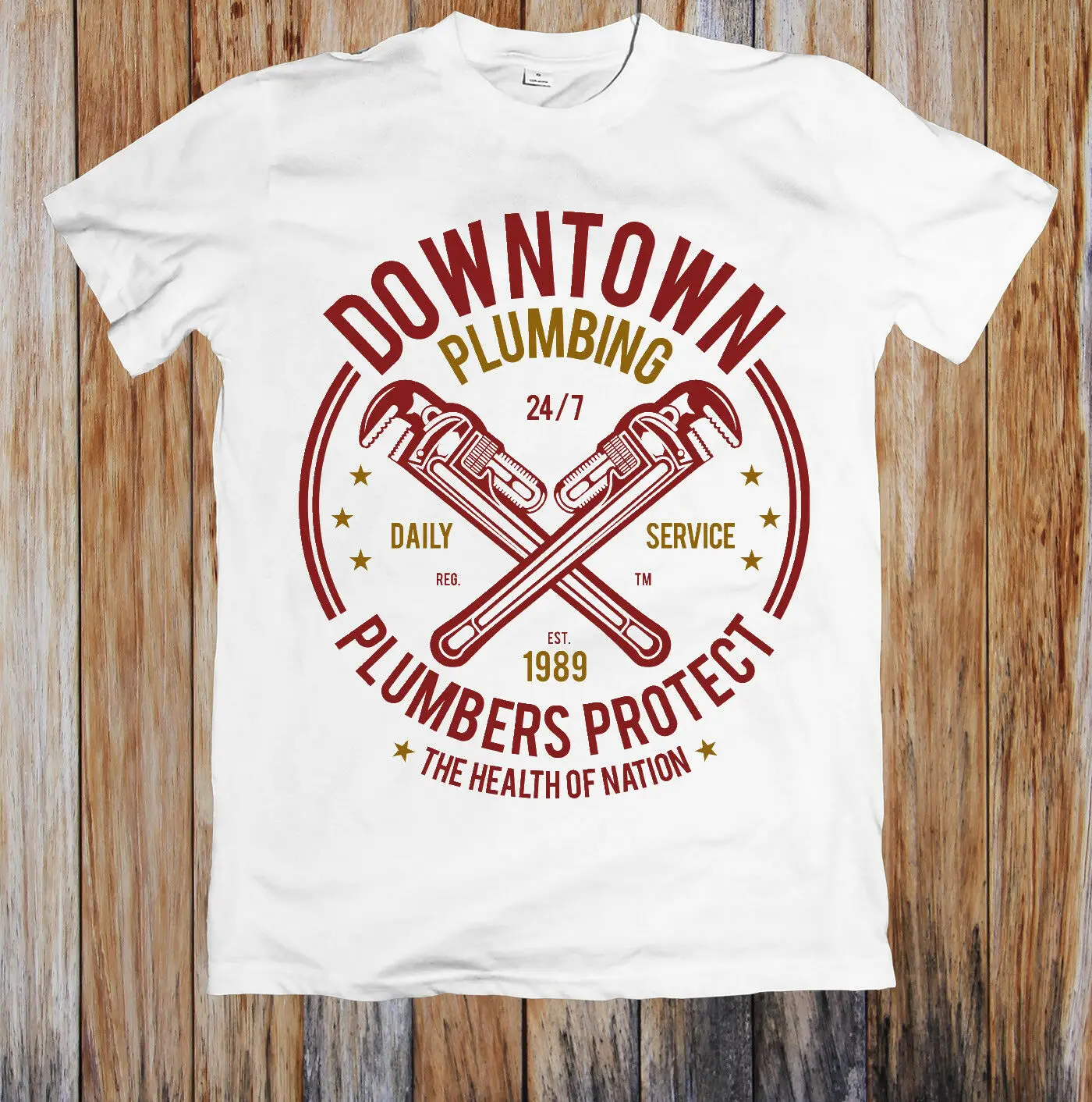 

DOWNTOWN PLUMBING UNISEX T-SHIRT