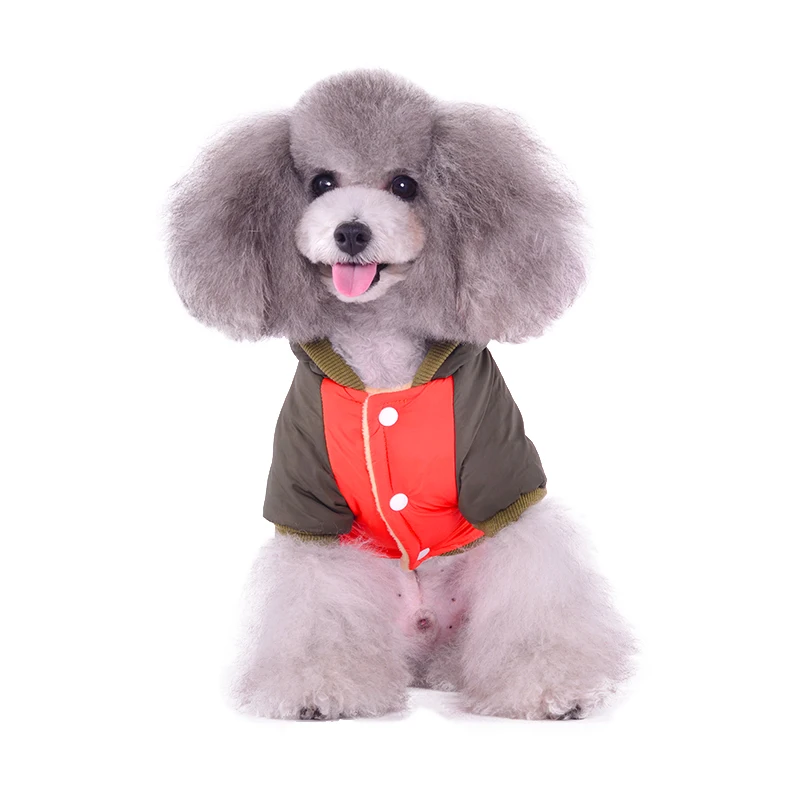 Windrpoof Sporty Large Dog Clohthes Winter Hoodie With Fur Big Pet Golden Reteriver French Bulldog Terrier Costumes Cat Puppy |