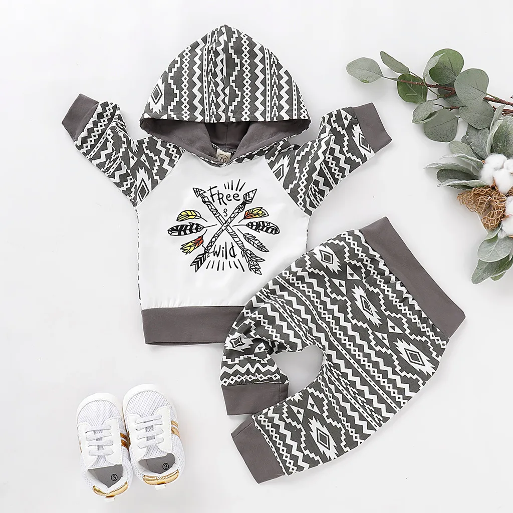 Зимняя одежда для мальчиков футболка с капюшоном и надписью новорожденных топы +