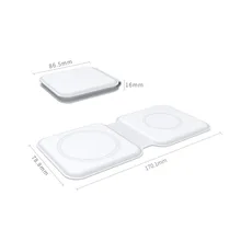 Original Mag Magnetic Safe Wireless Duo Charger For Apple iPhone 12 Mini 11 Pro X XS Max Fast Charging Pad for Airpods Pro Watch
