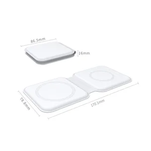 original mag magnetic safe wireless duo charger for apple iphone 12 mini 11 pro x xs max fast charging pad for airpods pro watch free global shipping