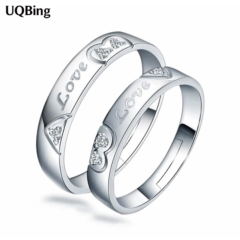 

Новинка 2022, бижутерия для мужчин и женщин, обручальное кольцо с цирконом для влюбленных пар, регулируемые открытые кольца, ювелирные издели...
