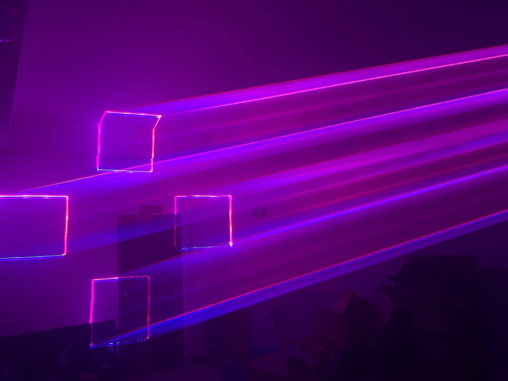 1 Вт rgb Полноцветный анимационный проектор 1 Вт DJ светильник лазерный rgb лазерные диджейские огни dmx луч светильник многоцветный