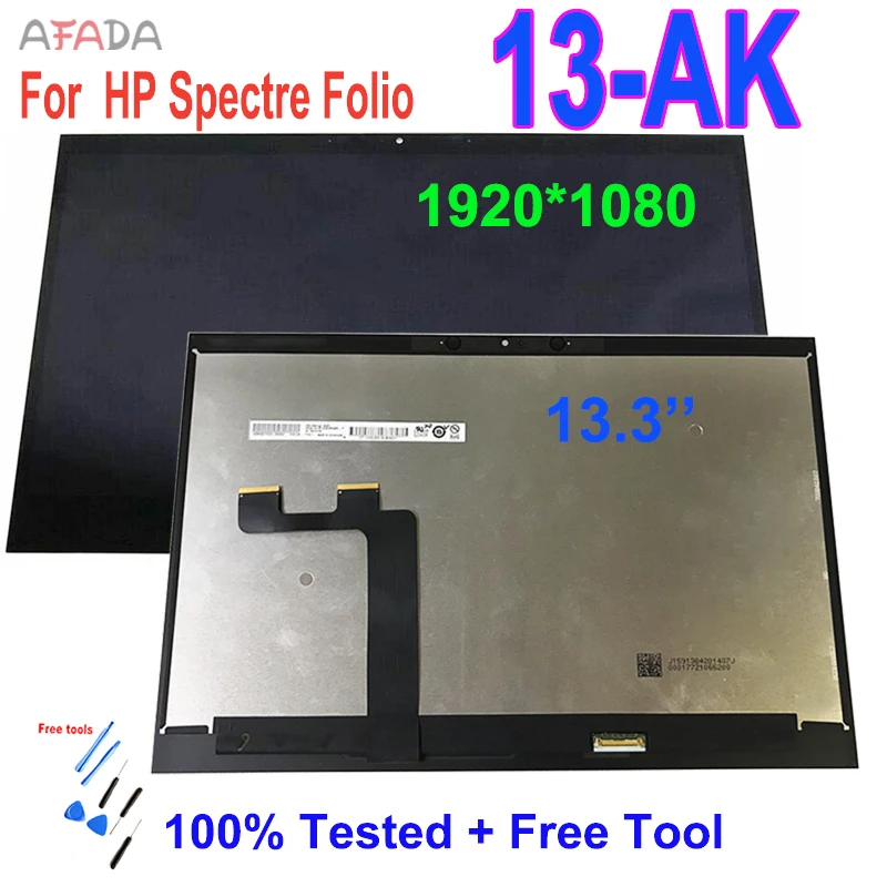 13.3'' LCD HP Spectre Folio 13-AK 13-Ak0000NA 13-AK0023DX 13-AK1016NR FHD UHD Touch Screen Assembly Replacement 1920X1080