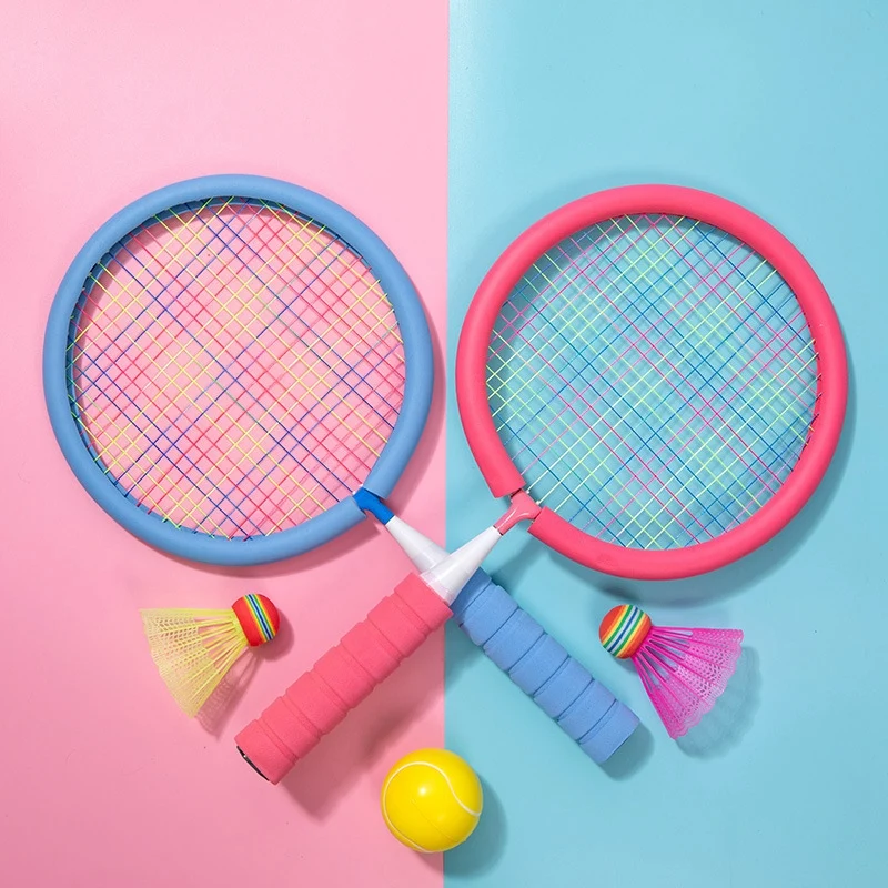 

Kids Children Badminton Racket Set Indoor Outdoor Sports Training Game Fitness Toy Parent-Child Game Badminton Racket