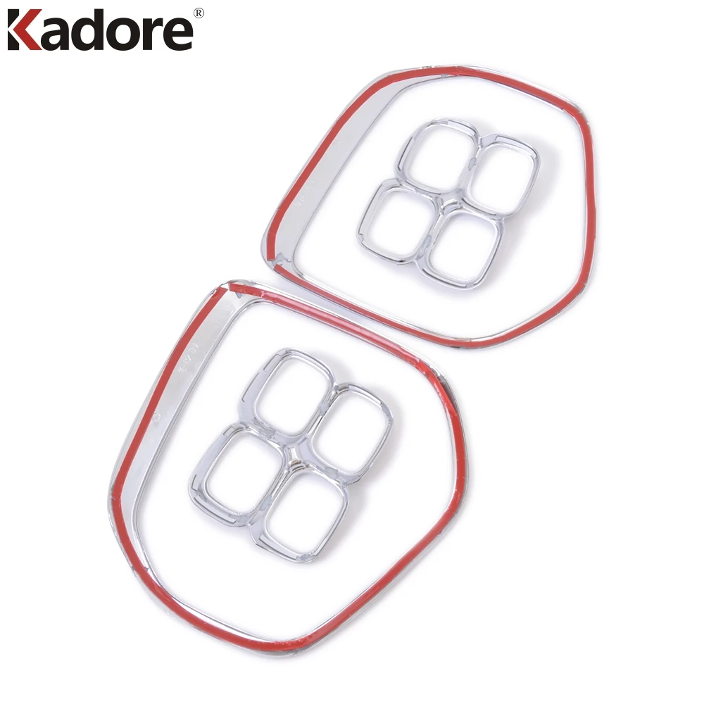 For KIA Sportage 2016 2017 2018 Car Accessoreis ABS Chrome Front Fog Light Cover Trim Foglight Lamp Exterior Decoration | Автомобили и